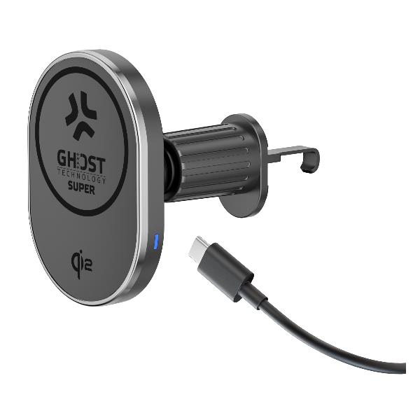 Supporto Auto Universale Celly GHOSTSUPMAGQI2 con Ricarica Qi2