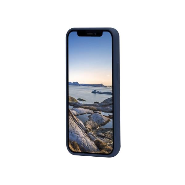 Custodia iPhone 12 mini Dbramante 1928 Greenland Blu Notte Plastica Riciclata