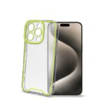 Cover Celly GLOW per iPhone 16 Pro Trasparente Gialla TPU