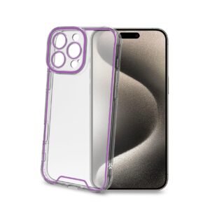 Cover Celly GLOW per iPhone 16 Pro Max Trasparente Viola