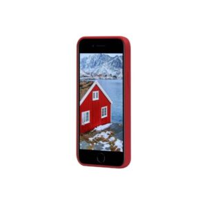Custodia Smartphone Dbramante 1928 Greenland per iPhone SE/8/7 Plastica Riciclata Rosso Lampone
