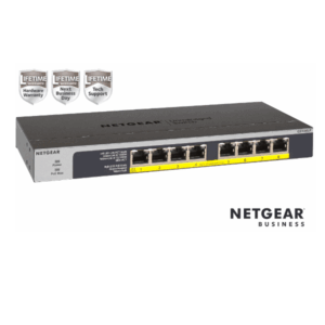 Switch Netgear GS108LP 8 Porte Gigabit PoE+ Unmanaged 60W