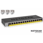 Switch Netgear GS116LP 16 Porte Gigabit PoE+ Unmanaged 76W