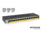 Switch Netgear GS116PP 16 Porte Gigabit PoE+ Unmanaged 183W