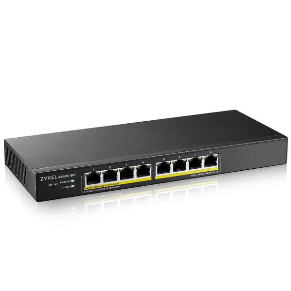 Switch Zyxel GS1915-8EP 8 Porte Gigabit PoE+ Web Managed