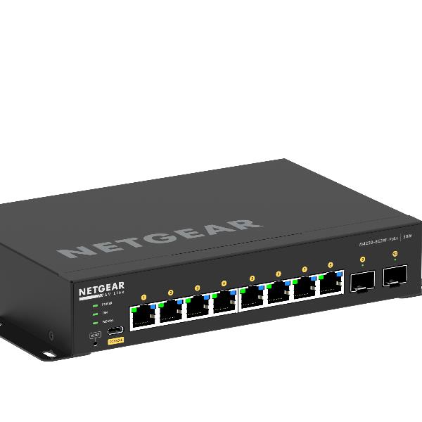 Switch Netgear GSM4212PX 8 Porte Gigabit PoE+ 2 Uplink SFP Smart Managed