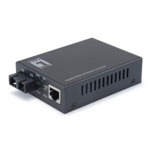 Media Converter Gigabit Level One GVT-2002 RJ45 a SC Fibra 20km