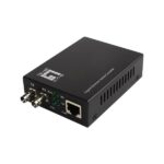 Media Converter Gigabit Level One GVT-2003 RJ45 a ST Fibra 20km