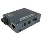 Media Converter Gigabit Level One GVT-2014 RJ45 a SC Fibra 20km PoE PSE