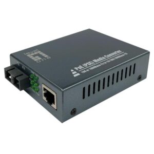 Media Converter Gigabit Level One GVT-2014 RJ45 a SC Fibra 20km PoE PSE