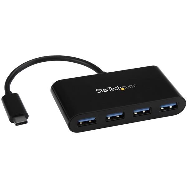 Hub USB 3.0 Startech 4 Porte USB-C Nero