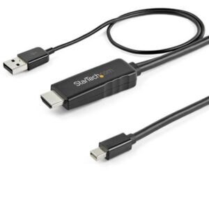 Cavo Adattatore Startech HDMI a Mini DisplayPort 2 Metri Nero
