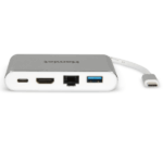 Docking Station Universale Hamlet HDKC-PD100 USB-C PD 60W HDMI LAN