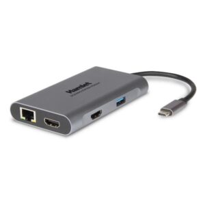 Docking Station USB-C Hamlet HDKC-PD400H 85W 3 USB 2 HDMI LAN