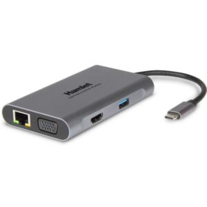 Docking Station Hamlet HDKC-PD400V USB-C 85W 3USB HDMI VGA LAN