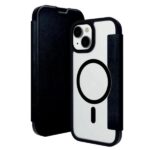 Cover MagSafe per iPhone 15 Dbramante 1928 Helsinki Trasparente/Nera