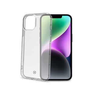 Cover Celly HEXAGEL per iPhone 14 Trasparente