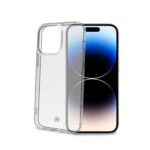 Cover Celly HEXAGEL per iPhone 14 Pro Trasparente