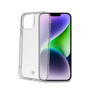 Cover Celly HEXAGEL per iPhone 14 Plus Trasparente