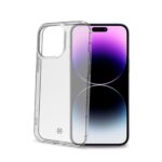 Cover Celly HEXAGEL per iPhone 14 Pro Max Trasparente