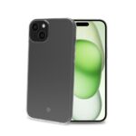 Cover Celly HEXAGEL per iPhone 15 Plus Trasparente