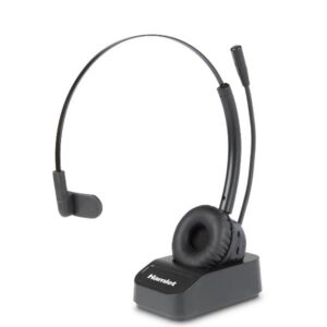 Cuffia Bluetooth Professionale Hamlet HHEADM-BTM Monoaurale con Microfono e Dock