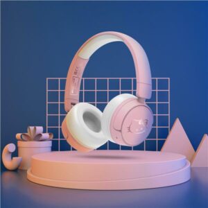 Cuffie Gaming Oceania Trading Hello Kitty Rosa con Controllo Volume