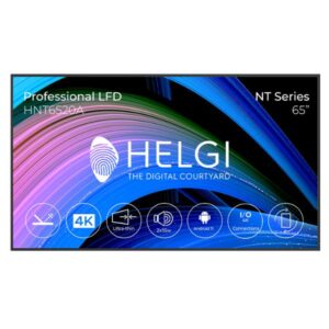 Monitor Digital Signage Helgi NT Series 65" LED 4K 500 nit