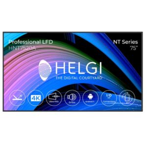 Monitor Digital Signage Helgi NT Series 75" 4K LED 500 cd/m²