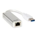 Adattatore USB 3.0 a Gigabit Ethernet Hamlet HNU3GIGA Bianco