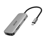 Dongle Acer 7 in 1 Type-C Grigio Metallo