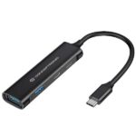 Hub USB 3.0 Conceptronic 4 Porte Alluminio 2x USB-C + 2x USB-A