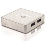 Hub USB 3.0 Conceptronic 4 Porte con Alimentatore Bianco
