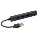 Hub USB Conceptronic 4 Porte 2.0 High Speed Nero