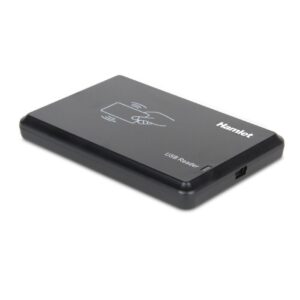 Lettore Smart Card Hamlet HURTAG1356 Contactless RFID USB 2.0 Nero