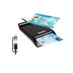 Lettore Smart Card Hamlet HUSCR-NFCX USB-A/USB-C NFC CIE 3.0