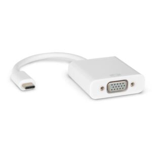 Adattatore Video USB-C a VGA Hamlet HVATC2VGA 1080p Bianco