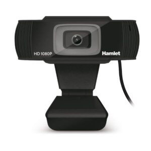 Webcam Hamlet HWCAM1080 Full HD 1080p 30fps USB Nero