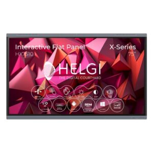 Monitor Smart Helgi Serie X 86" Interattivo LED 600 cd/m²