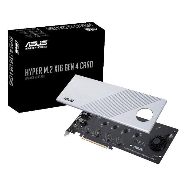 Scheda PCI Asus Hyper M.2 X16 Gen 4 Card 4 Porte M.2 SSD