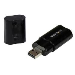 Adattatore Audio USB Startech Stereo USB 2.0 a Jack 3.5mm Nero