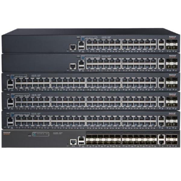 Switch Ruckus Networks 48 Porte PoE+ 370W 2x10G SFP+ Managed Layer 3