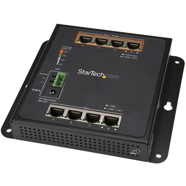 Switch Industriale Startech 8 Porte Gigabit PoE Managed Layer 3