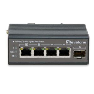 Switch Industriale Level One IGP-0502 5 Porte Gigabit PoE 120W DIN-Rail
