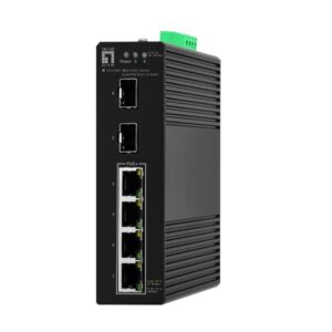 Switch Industriale Level One IGS-2106P 6 Porte Gigabit PoE 60W 2x SFP