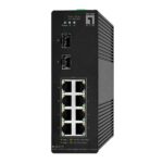 Switch Industriale Level One IGS-2110P 10 Porte Gigabit PoE 110W Smart DIN Rail