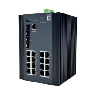 Switch Industriale Level One IGU-2071 20 Porte L2+ Managed 16xGbE 4xSFP DIN-Rail
