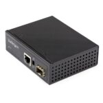 Switch Startech Media Converter Fibra a Ethernet 60W PoE Managed