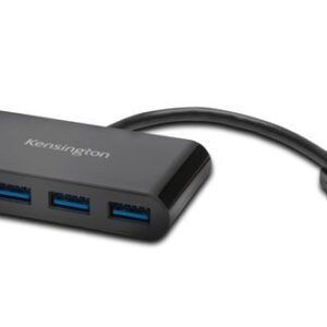 Hub USB Kensington UH4000 4 Porte USB 3.0 Nero