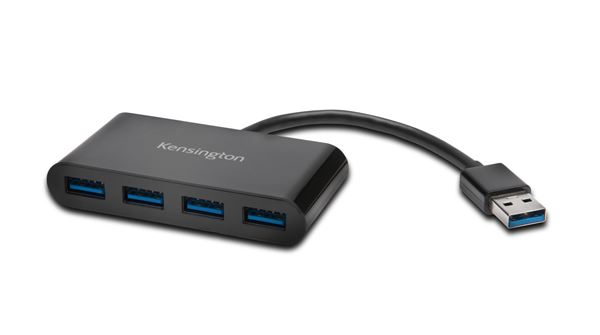 Hub USB Kensington UH4000 4 Porte USB 3.0 Nero